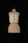 Mutedance 24 Spring/Summer Silk Button Vest MD-MD24SS51-HUIBAI hoary PM118